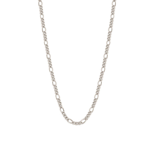 Averden™ Figaro Chain silver men jewelry on white background