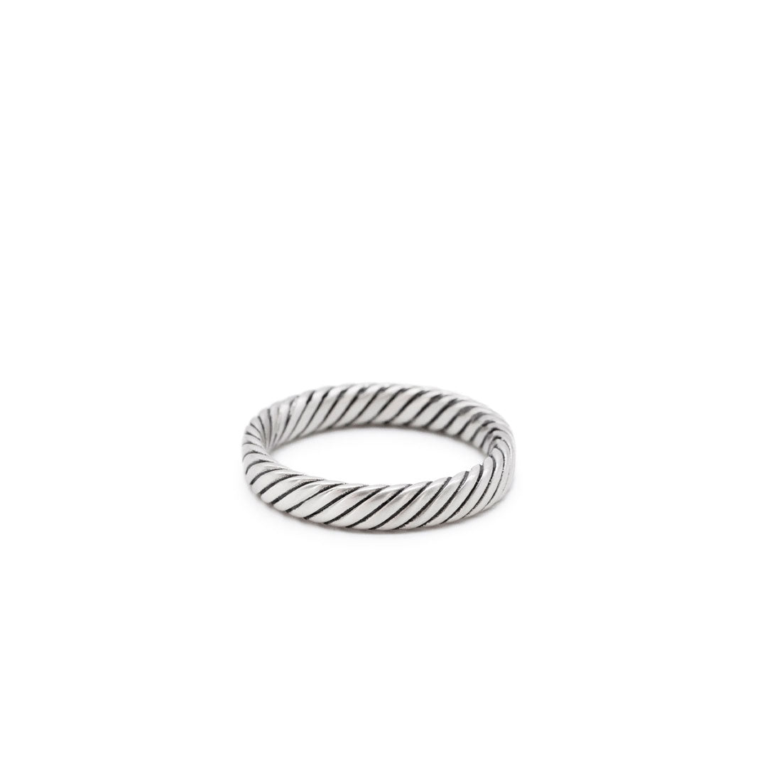 Averden™ Halo Ring silver men jewelry on white background